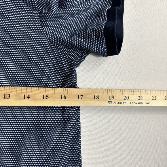 HUGO BOSS PENROSE 28 MEN SIZE L SLIM FIT POLO SHIRTS DARK BLUE WHITE 50436325 - Picture 9 of 9